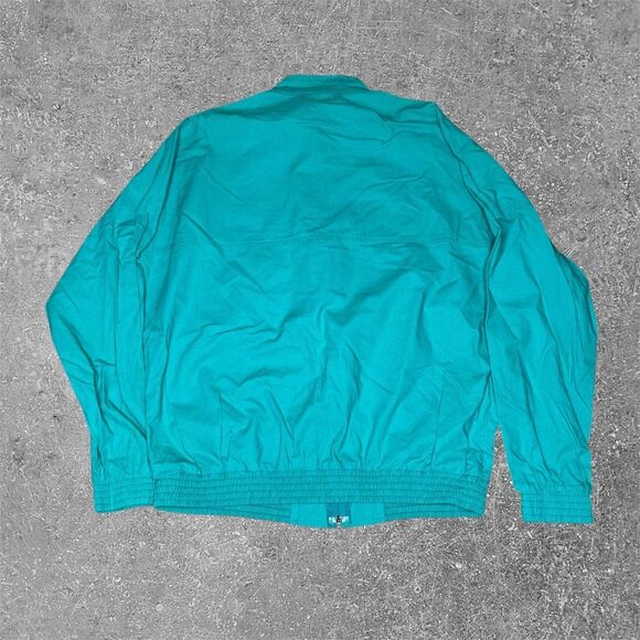 American Vintage 80s Corvette Club Teal Jacket Large - Picture 4 of 5